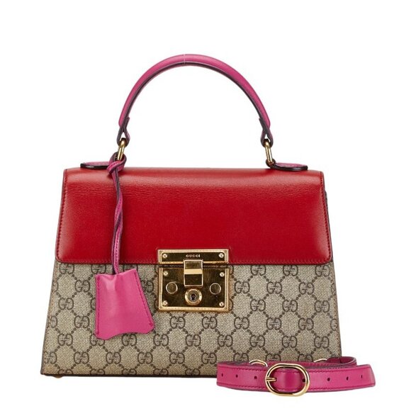 GUCCI Beige Leather Shoulder Bag - Picture 1 of 11